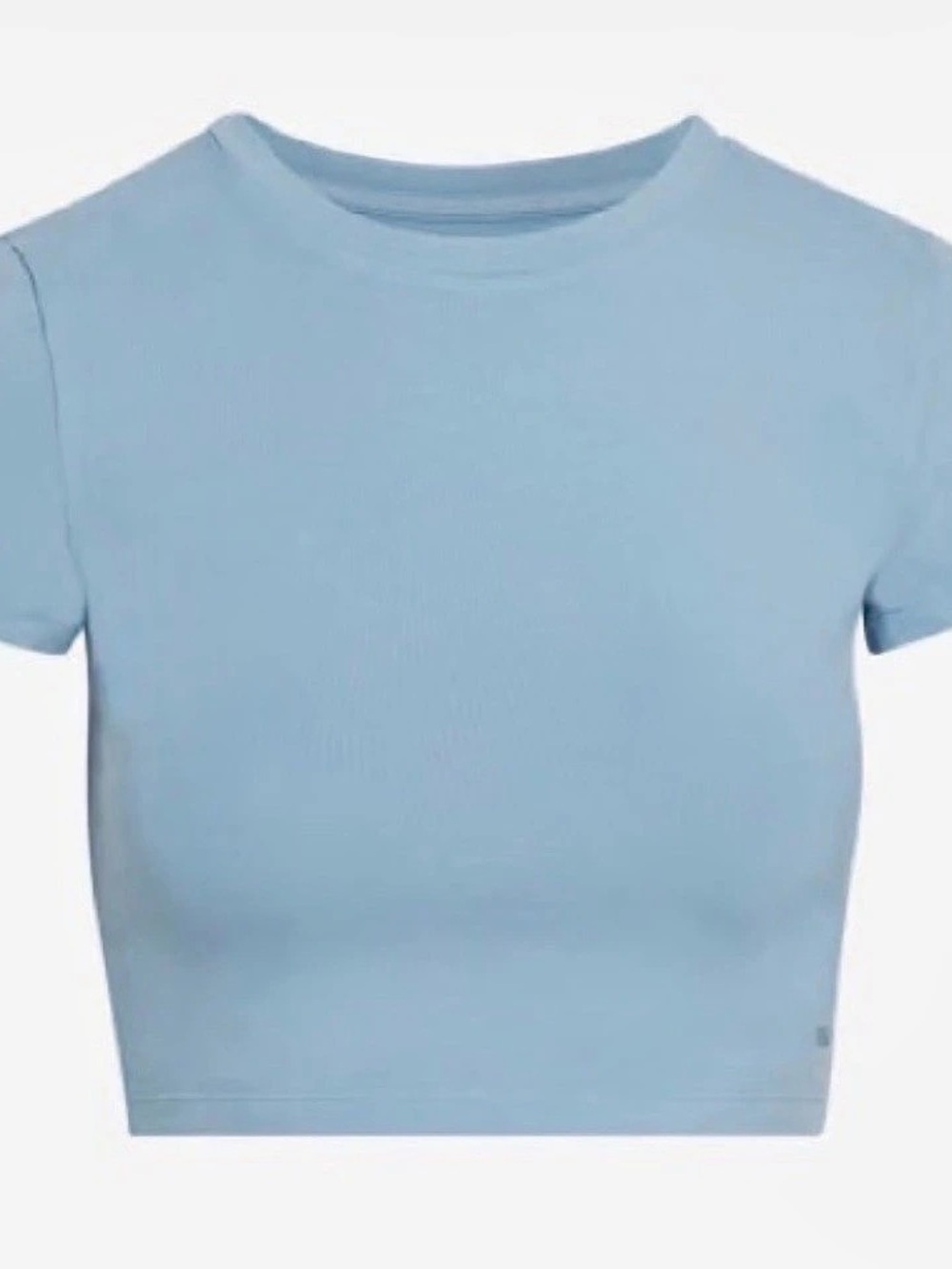 Tna Short Sleeve Crop Top in Blue